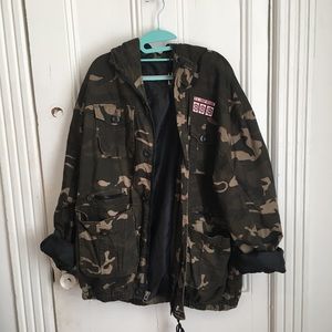 Oversized Army fashion utility jacket 💕